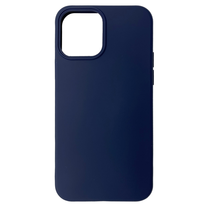 Чехол-накладка Silicone  Molan Cano SF Jelly для Apple iPhone 12 Pro Max 6.7“ (black) Темно-синій