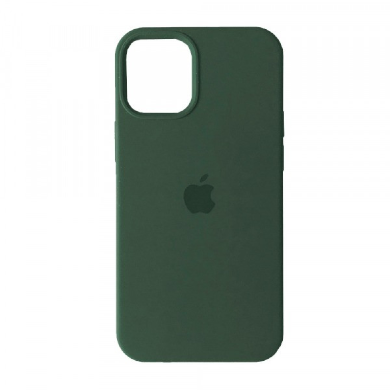Чохол для Apple iPhone 14 Pro Silicone Case Full / закритий низ Хакі/ (58) pine green