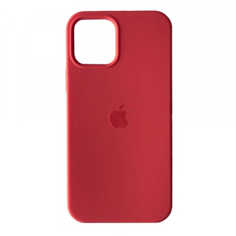 Silicone Case Full для iPhone 15 Pro Max /15 про макс закритий низ (65) pink citrus темно-рожевий