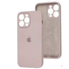 Silicone Case Full Camera for iPhone 15 Pro Max (19) pink sand	 Бежевий