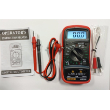 Мультиметр Aneng AN8205C (ACV/DCV: 600V; DC: 10A; 2MOm; 1300 °C; hFe 200 мкф; NPN/PNP) з продзвінком тех упак