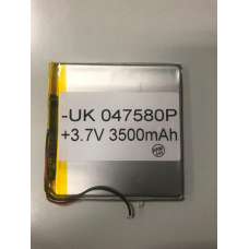 Внутрішній Акумулятор 3,2*78*78 (3500 mAh 3,7 V) 047580 AAA клас в Запоріжжі