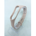 Ремінець силіконовий браслет Mi Band 3/4 MiBand 3/4 мі бенд 3/4 колір бежевий