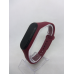 Ремінець силіконовий браслет Mi Band 3/4 MiBand 3/4 мі бенд 3/4 колір бордовий