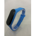 Ремінець силіконовий браслет Mi Band 3/4 MiBand 3/4 мі бенд 3/4 колір синій