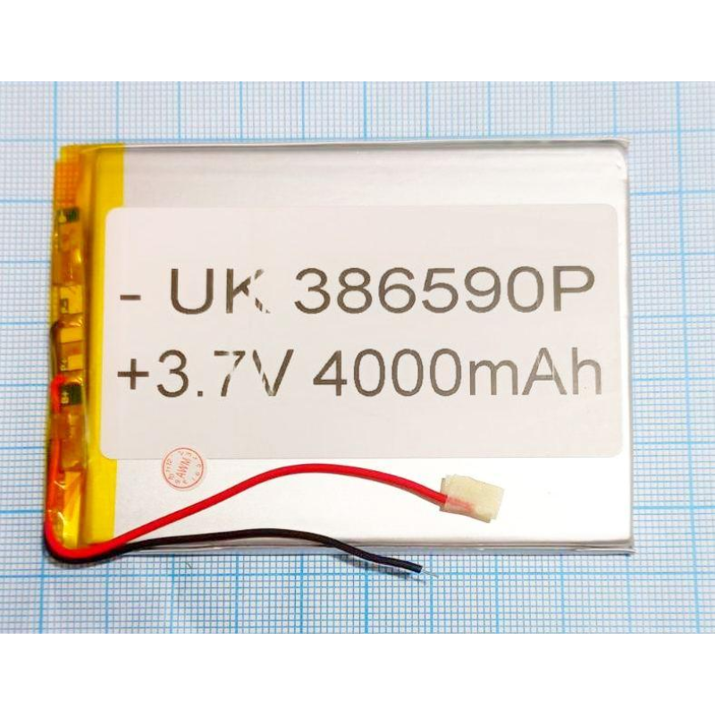 Внутрішній Акумулятор 3,8*65*89 (4000 mAh 3,7 V) 386590 AAA клас в Запоріжжі
