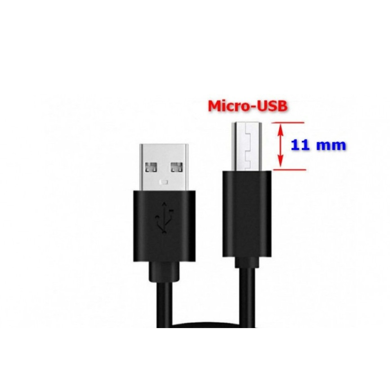 MicroUSB кабель для захищених смартфонів 11 mm