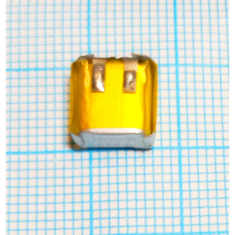 Акумулятор для Bluetooth навушників і гарнітур10*10*4,2 (80 mAh 3,7V) 041010 AAA клас