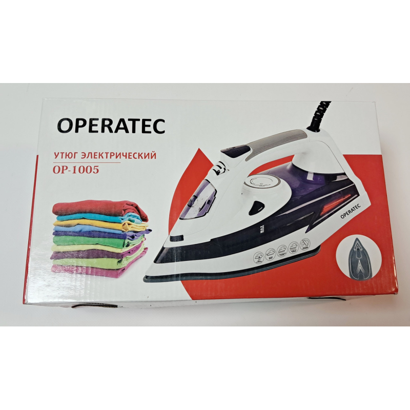 Праска Operatec OP-1005 праска з відпарюванням і керамічною підошвою