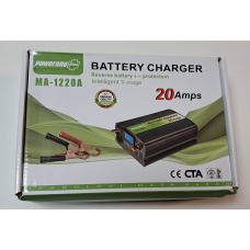 Зарядний пристрій для акумулятора з дисплеєм Powerone Battery Charger 20A MA-1220A