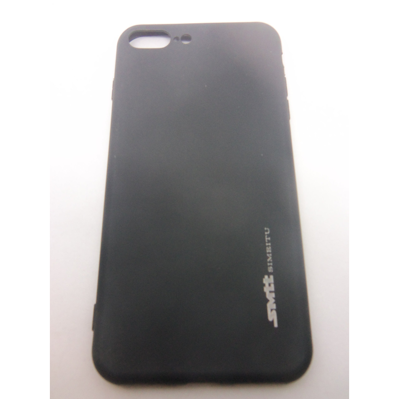Чохол силіконовий чорний матовий SMTT для iPhone 7/8 plus