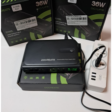 Міні ДБЖ для роутера DOCREATE DC1036L 5V/9V/12V UPS, безперебійне живлення від акумуляторів 18650 (Без АКБ)