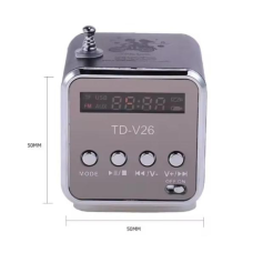Портативна звукова колонка TD-V26 з TF-картою, FM-радіо, AUX, Bluetooth