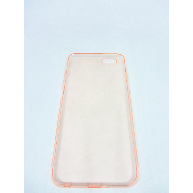 Чохол силіконовий супер тонкий Oucase Ultra Slim Unique SKID iPhone6/6S прозорий рожевий