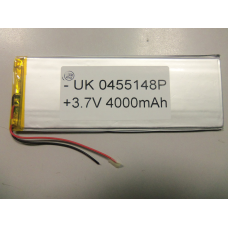 Внутрішній Акумулятор 3*55*152 (4000 mAh 3,7 V) 0455148 AAA клас