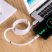 Кабель SuperCalla MicroUSB на магнітах White Білий, 2.4 А, model-D34