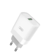 Мережевий зарядний пристрій XO L63 1USB QC3.0 15W Fast + кабель type C White