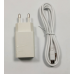 Адаптер живлення/Сітове ЗП DENMEN DC02V + кабель Micro USB (5V/2.1A/2USB) White