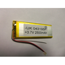 Внутрішній Акумулятор 3.8*33*96 (2500 mAh 3,7 V) 043195 AAA клас