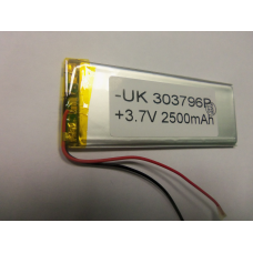 Внутрішній Акумулятор 3*35*91 (2500 mAh 3,7 V) 303796 AAA клас