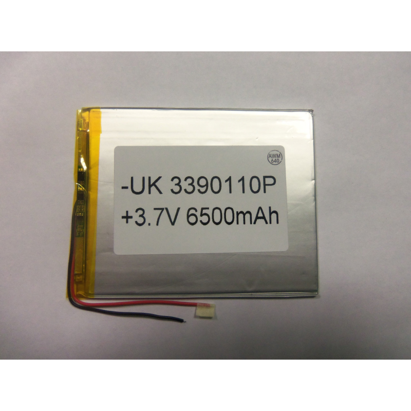 Внутрішній Акумулятор 2.8*89*113 (6500 mAh 3,7 V) 3390110 AAA клас