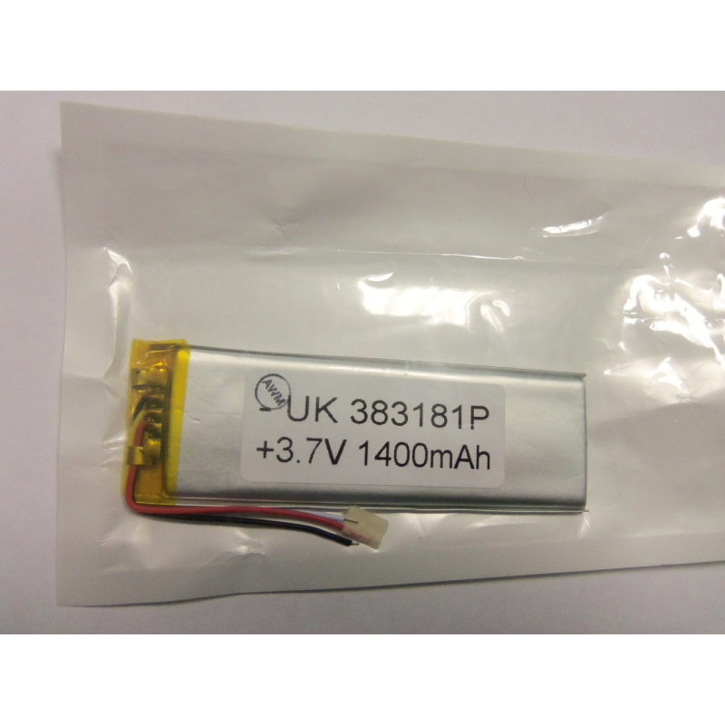 Внутрішній Акумулятор 3*28*88 (1400 mAh 3,7 V) 383181 AAA клас
