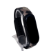 Ремінець силіконовий браслет Mi Band 3/4 MiBand 3/4 мі бенд 3/4 піксель чорний