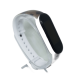 Ремінець силіконовий браслет Mi Band 3/4 мі бенд 3/4 піксель білий