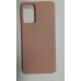 Чехол  Silicone Case (Full cover no logo) Samsung A72 пудра
