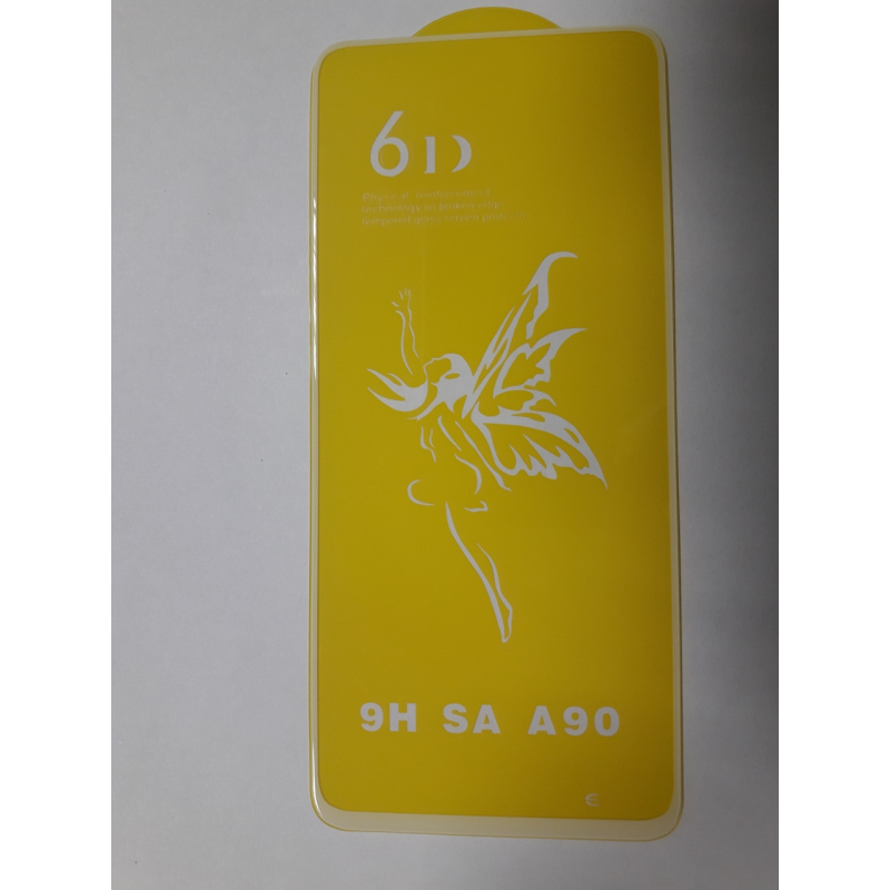 Защитное стекло 6D Premium для Samsung A80/A90 2019