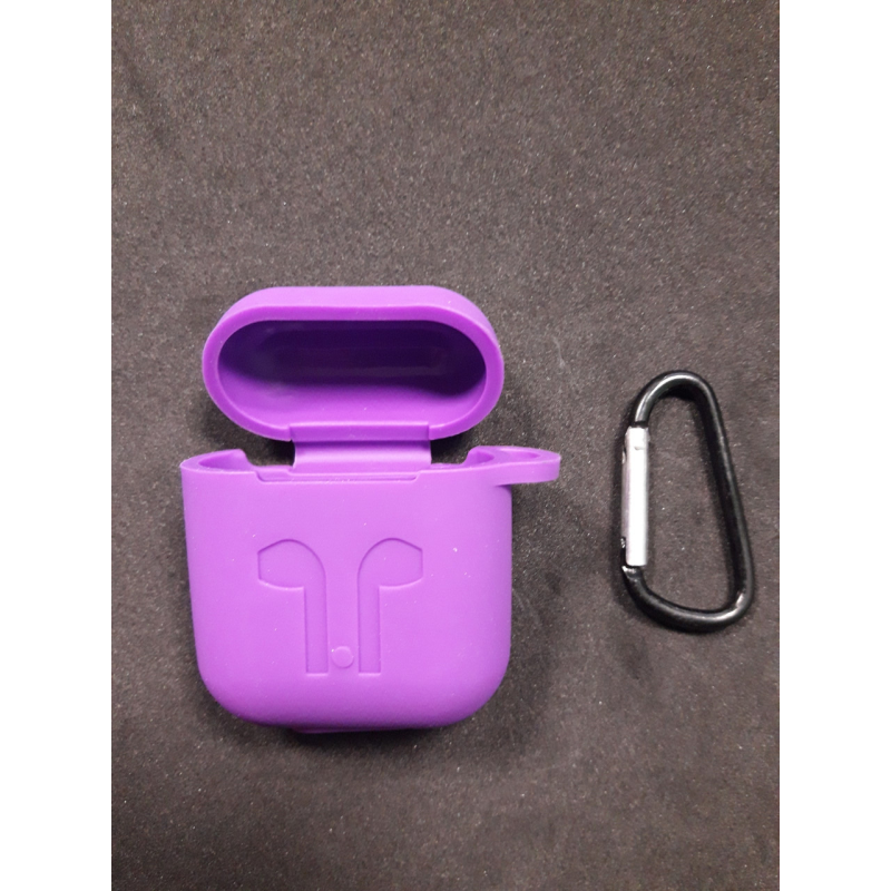 Чохол для навушників case Apple Airpods фіолетовий