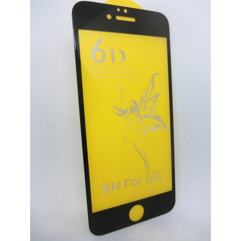 Захисне скло 6D PREMIUM для Iphone 6 Black