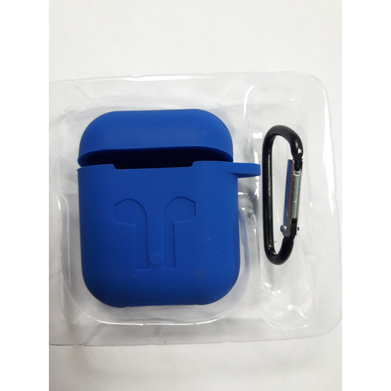 Чохол для навушників case Apple Airpods синій