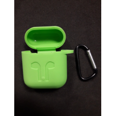 Чохол для навушників case Apple Airpods зелений