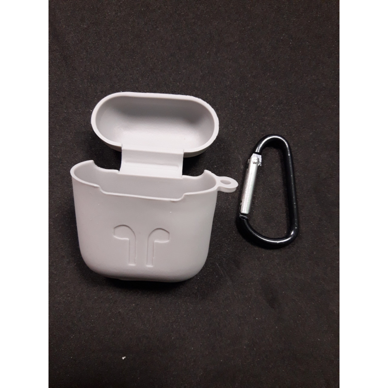 Чохол для навушників case Apple Airpods сірий