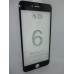 Захисне скло 4D Iphone 6plus Black (чорний)