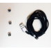 Кабель магнітний TOPK AM59 3в1 micro usb, lightning, type c (2 m) — Black 3 Ампери