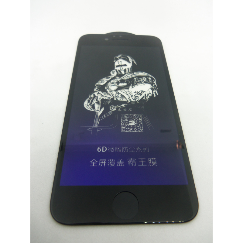 Захисне скло 6D FIRE KING ANTI BLUE LIGHT для APPLE IPHONE 6/6S Black (чорний)