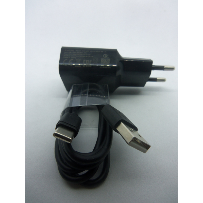 Мережевий зарядний пристрій(СЗУ) 5v 2a з кабелем usb 2.0 Type-c для телефонів і планшетів колір чорний