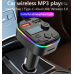 Автомобільний адаптер FM-модулятор Трансмітер Bluetooth 5.0