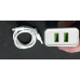 СЗП Grand D10A-3 2USB 10.5 W 2.1 A + кабель Lightning Білий