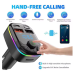 Автомобільний адаптер FM-модулятор трансмітер Bluetooth 5.0 USB 3.1 A PD Type-C