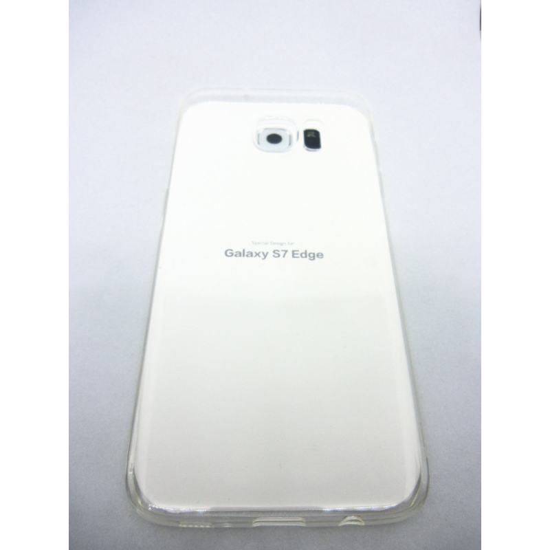 Чохол силіконовий супер тонкий Superslim Qu case Samsung G935F Galaxy S7 Edge прозорий