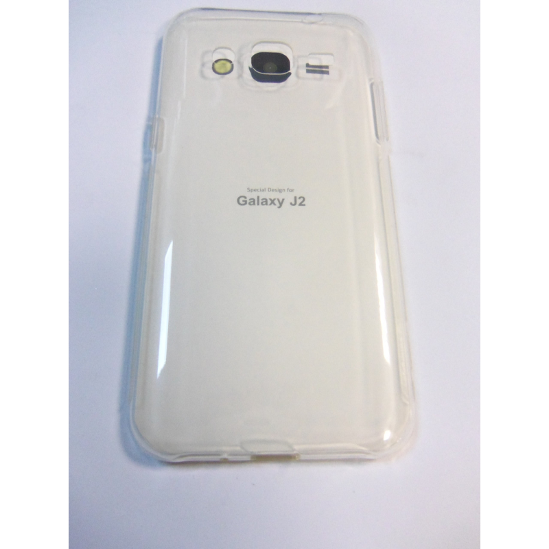Чохол силіконовий супер тонкий Superslim Qu case Samsung Galaxy J2 2015 р прозорий