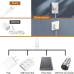 Світильник LED для дому, USB-роз“єм, з можливістю Роботи від повербанка, перемикається 3 режимами світла 40 см