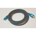 Кабель HDMI-HDMI (2.0V) 2K*4K 3 м Чорний із блакитним