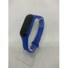 Ремінець силіконовий браслет Mi Band 3/4 MiBand 3/4 мі бенд 3/4 синій