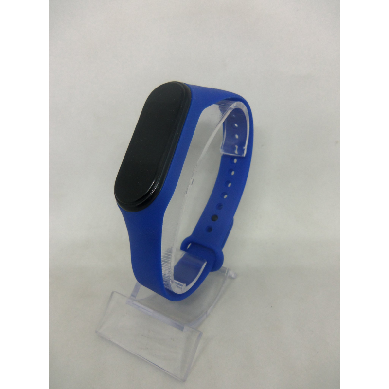 Ремінець силіконовий браслет Mi Band 3/4 MiBand 3/4 мі бенд 3/4 синій
