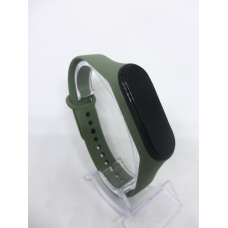 Ремінець силіконовий браслет Mi Band 3/4 MiBand 3/4 мі бенд 3/4 колір хакі