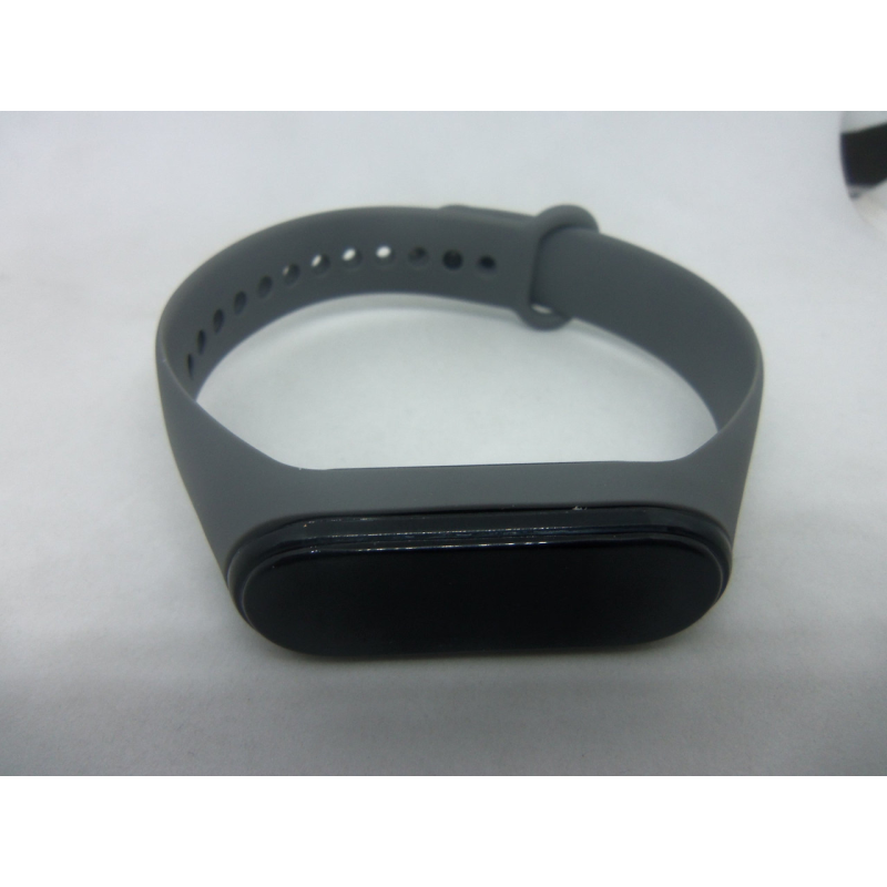 Ремінець силіконовий браслет Mi Band 3/4 MiBand 3/4 мі бенд 3/4 темно-сірий